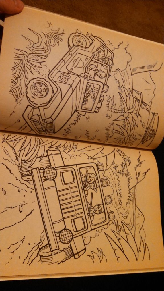 coloring book 1993-2015 - Jurassic Park Jeep Forum